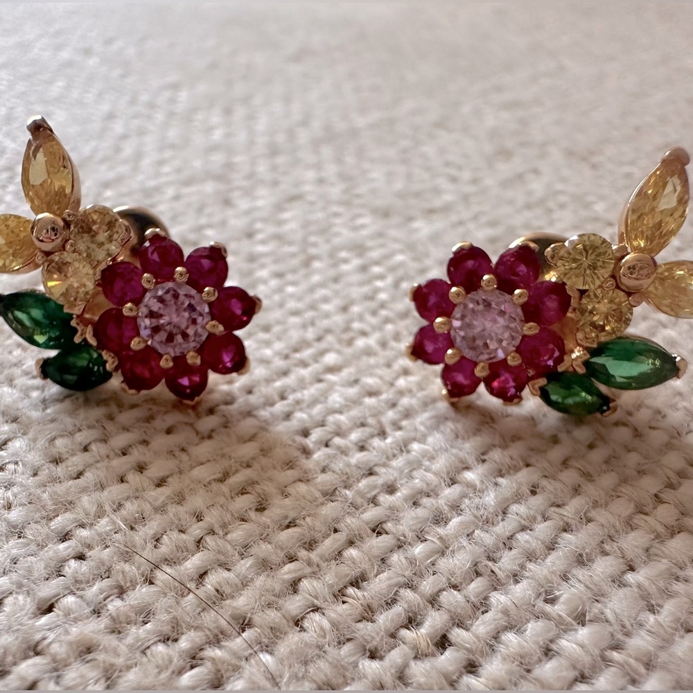 Kate Spade New York Flower Cluster Stud Earrings